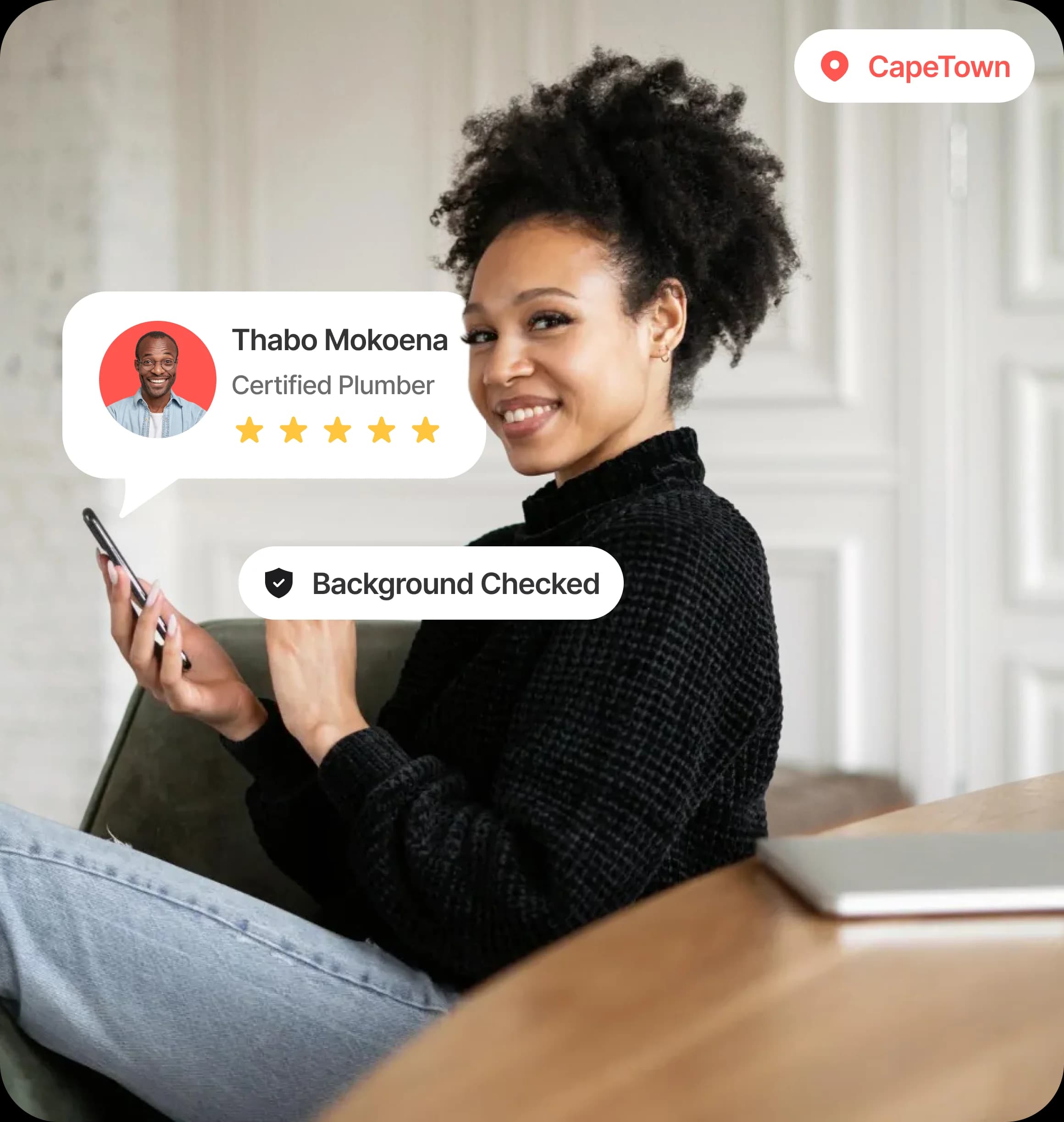 ClickDone secure payment and verified specialists